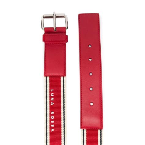 prada city leather belt|Prada rossa leather belt.